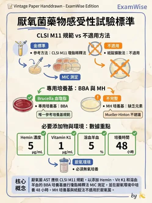 醫檢師 - 藥敏試驗方法 - AI 圖文解析預覽