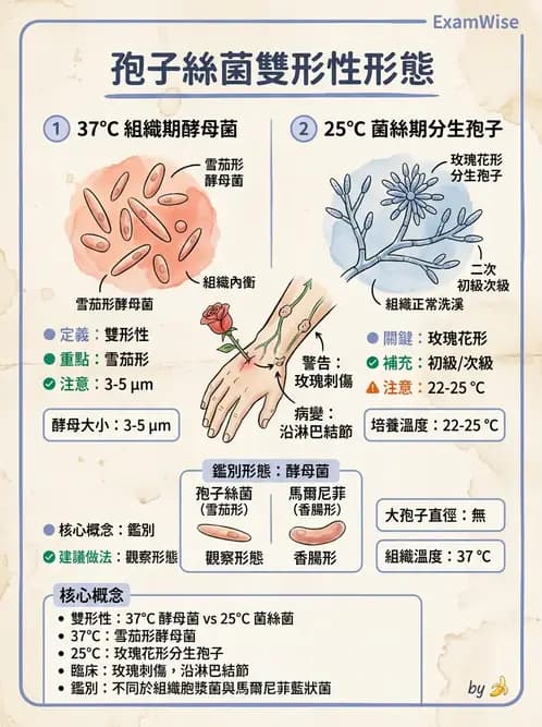 醫檢師 - 皮膚與皮下真菌感染 - AI 圖文解析預覽