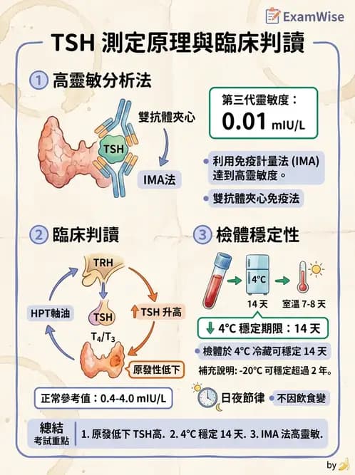 醫檢師 - 甲狀腺與垂體內分泌 - AI 圖文解析預覽