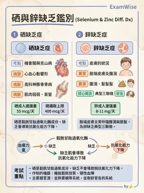 醫檢師 - 電解質與微量元素 - AI 圖文解析預覽