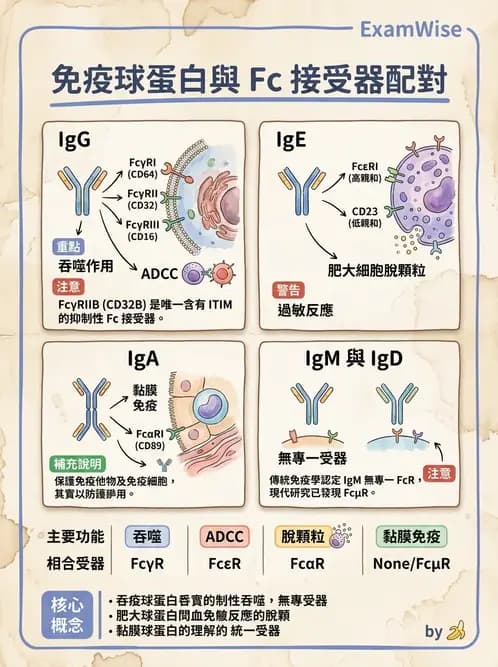醫檢師 - 免疫球蛋白與抗體 - AI 圖文解析預覽