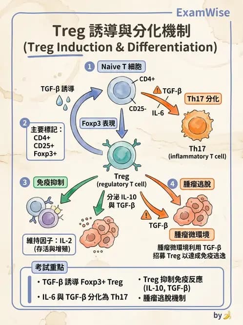 醫檢師 - T細胞發育與功能 - AI 圖文解析預覽