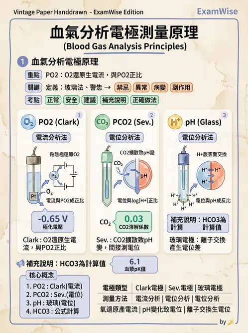 醫檢師 - 血液氣體分析 - AI 圖文解析預覽