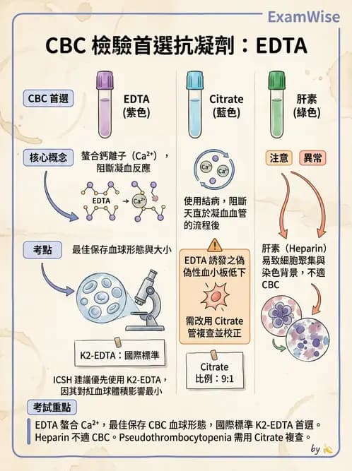醫檢師 - 紅血球生理與形態 - AI 圖文解析預覽