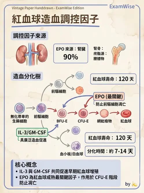 醫檢師 - 紅血球生理與形態 - AI 圖文解析預覽
