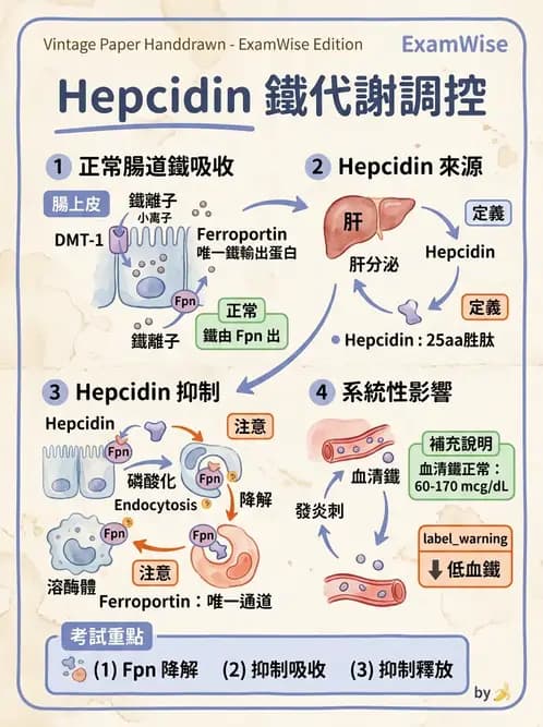 醫檢師 - 貧血診斷與營養缺乏性貧血 - AI 圖文解析預覽