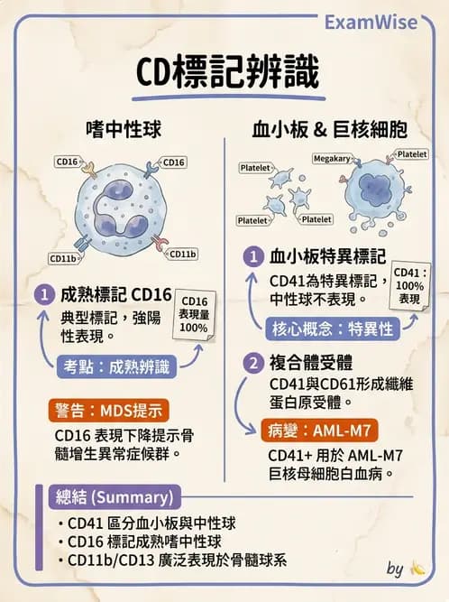 醫檢師 - 白血球生理與形態 - AI 圖文解析預覽