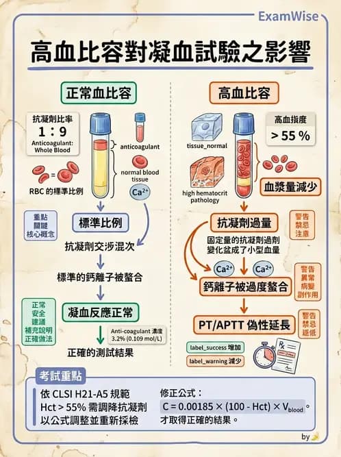醫檢師 - 凝血因子與凝血檢驗 - AI 圖文解析預覽