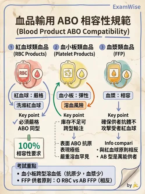 醫檢師 - 血液成分製備與輸血檢查 - AI 圖文解析預覽