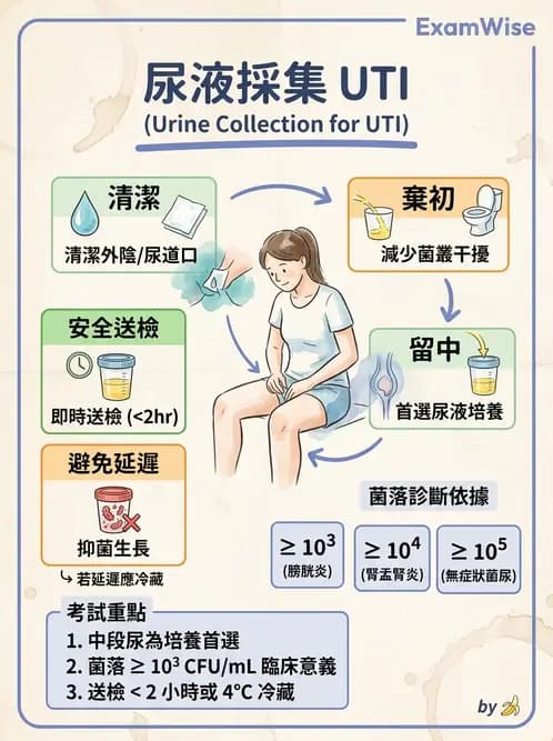 醫檢師 - 尿沉渣鏡檢與物理檢查 - AI 圖文解析預覽