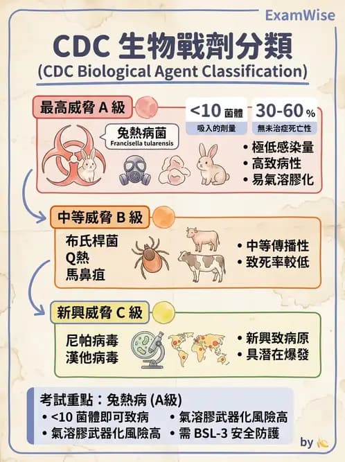 醫檢師 - 實驗室安全與微生物特性 - AI 圖文解析預覽