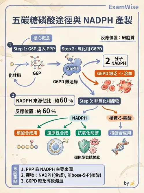 醫檢師 - 醣類代謝與糖尿病 - AI 圖文解析預覽