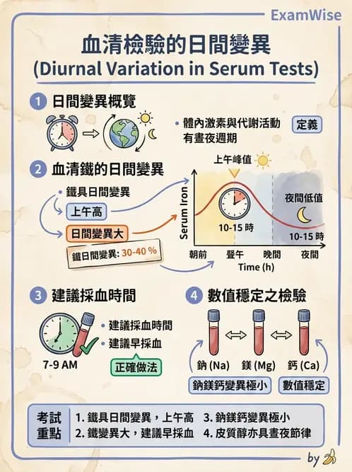 醫檢師 - 電解質與微量元素 - AI 圖文解析預覽