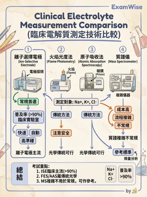 醫檢師 - 電解質與微量元素 - AI 圖文解析預覽
