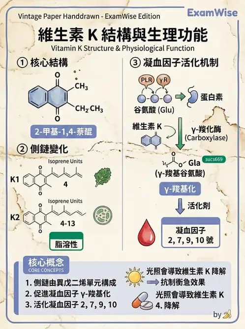 醫檢師 - 維生素 - AI 圖文解析預覽