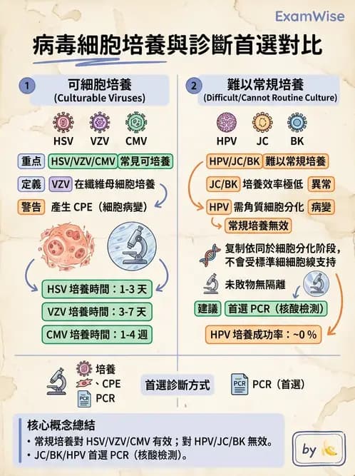 醫檢師 - 病毒檢驗技術 - AI 圖文解析預覽