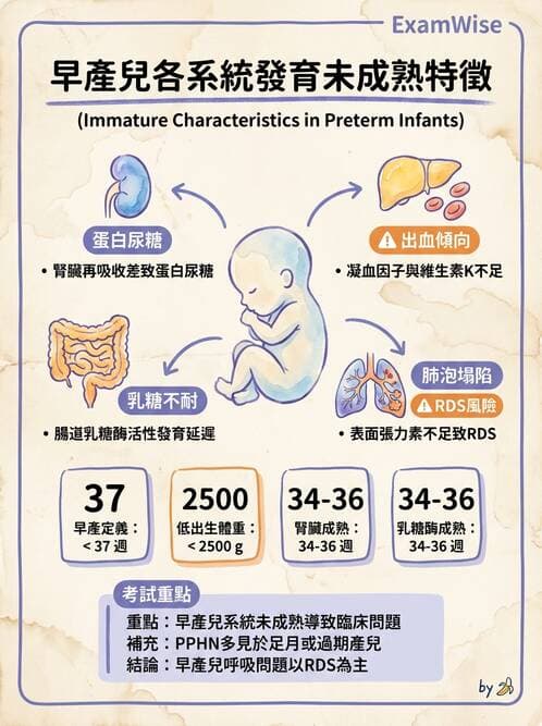 護理師 - 新生兒評估與生理特徵 - AI 圖文解析預覽