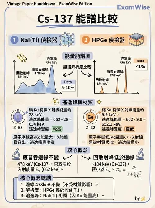 放射 - 固態與閃爍偵檢器 - AI 圖文解析預覽