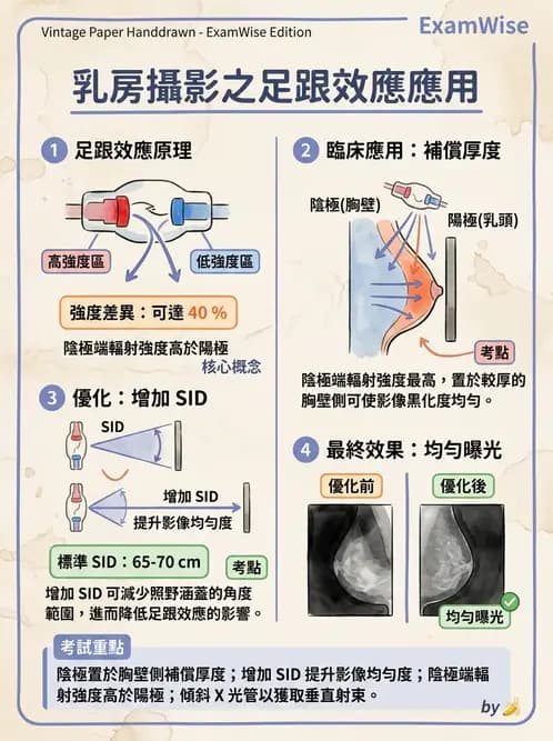 放射 - 影像接受器與乳房攝影 - AI 圖文解析預覽