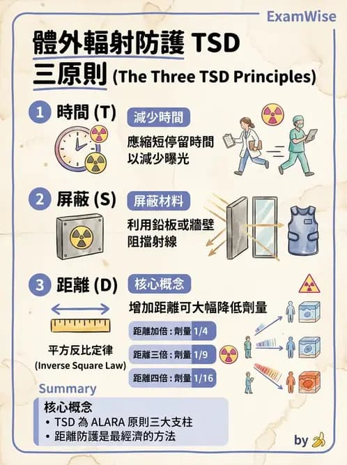 放射 - 劑量標準與防護原則 - AI 圖文解析預覽
