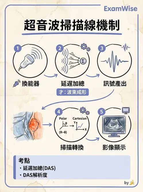 放射 - 超音波物理與系統原理 - AI 圖文解析預覽