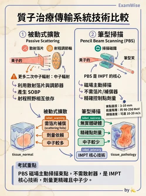 放射 - 質子及中子治療機 - AI 圖文解析預覽