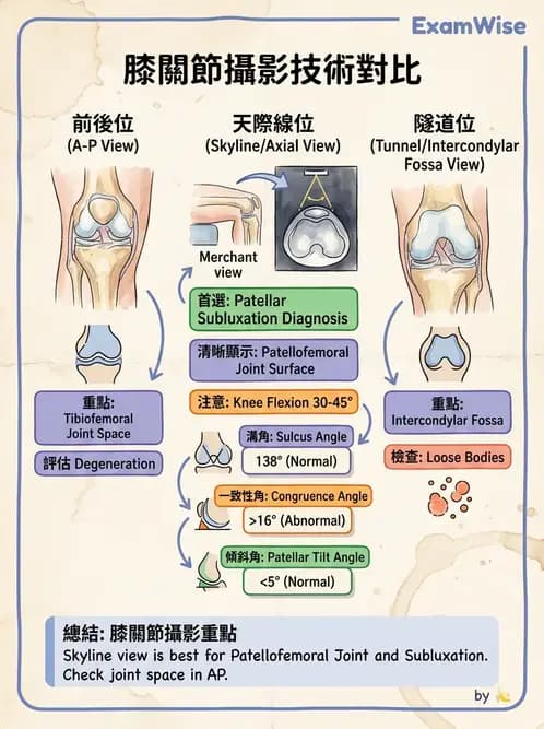 放射 - 軀幹四肢攝影技術 - AI 圖文解析預覽