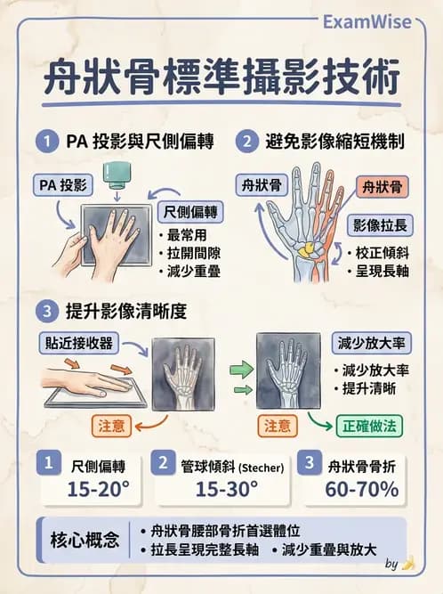 放射 - 軀幹四肢攝影技術 - AI 圖文解析預覽
