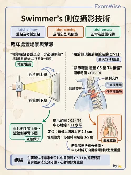 放射 - 頭頸脊椎攝影技術 - AI 圖文解析預覽