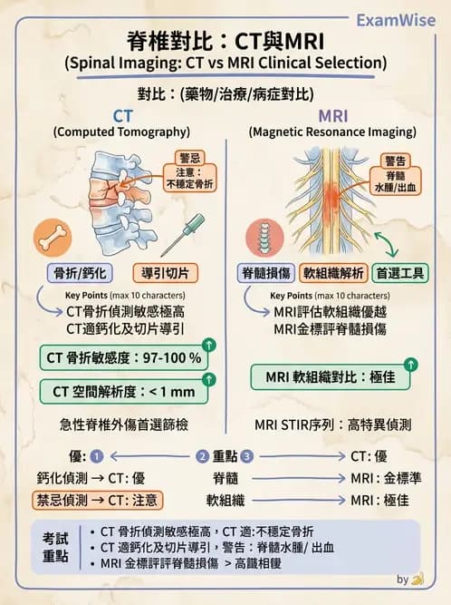 放射 - CT物理原理與掃描技術 - AI 圖文解析預覽
