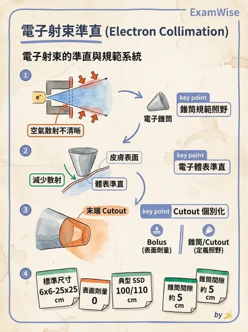 放射 - 電子射束臨床技術與應用 - AI 圖文解析預覽