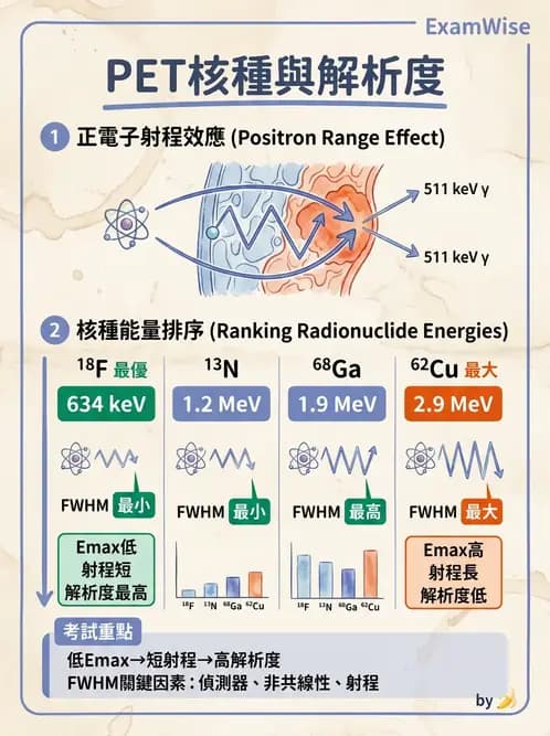 放射 - PET造影原理與重組 - AI 圖文解析預覽