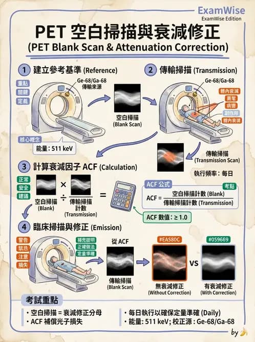 放射 - PET造影原理與重組 - AI 圖文解析預覽