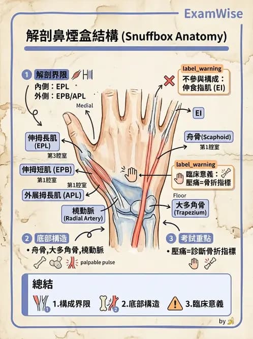 放射 - 上肢肌肉 - AI 圖文解析預覽