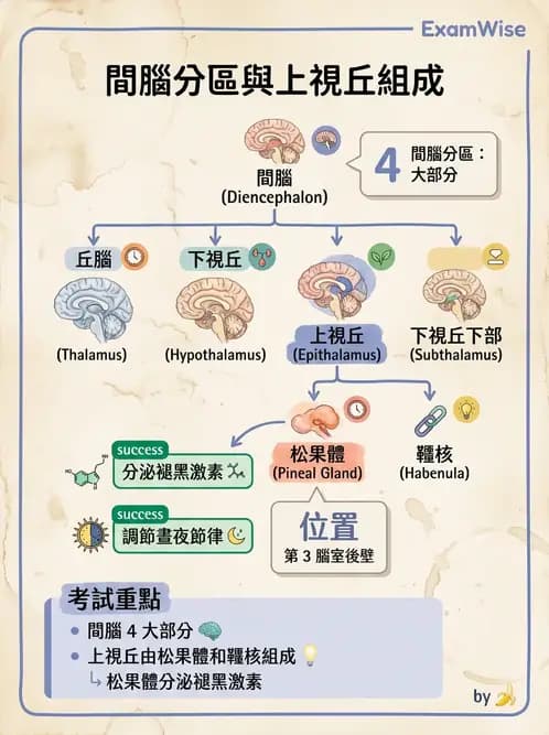 放射 - 腦幹、脊髓與腦室系統 - AI 圖文解析預覽
