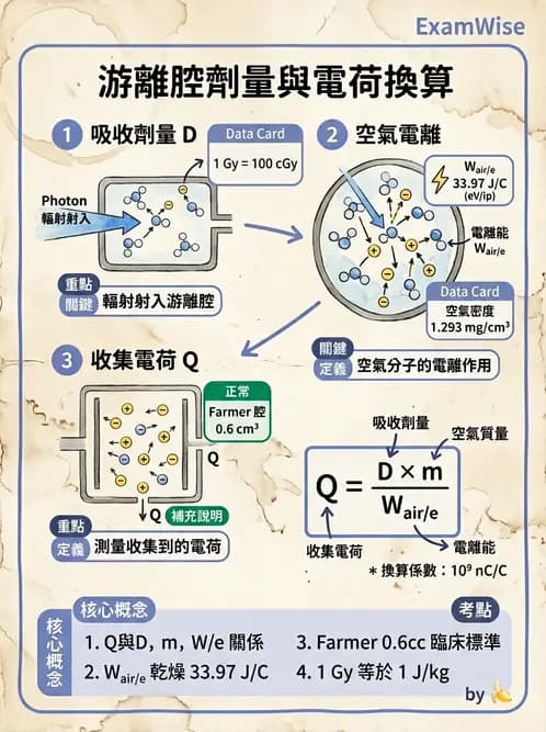 放射 - 劑量測定與計算 - AI 圖文解析預覽
