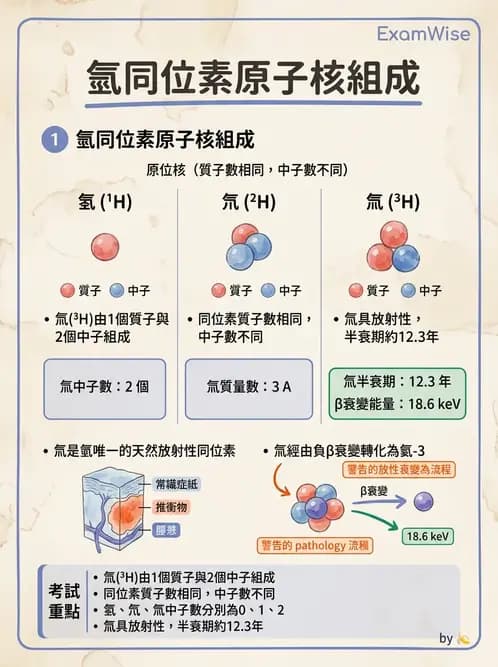 放射 - 放射性蛻變模式 - AI 圖文解析預覽