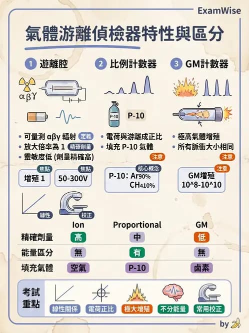 放射 - 充氣式偵檢器 - AI 圖文解析預覽
