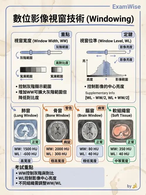 放射 - X光成像系統與影像品質 - AI 圖文解析預覽