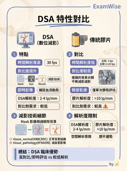 放射 - 血管攝影原理與解剖 - AI 圖文解析預覽