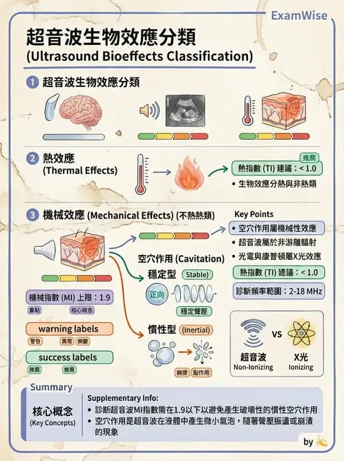 放射 - 超音波物理與技術 - AI 圖文解析預覽