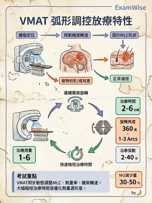 放射 - 強度調控放射治療(IMRT/VMAT/Tomotherapy) - AI 圖文解析預覽