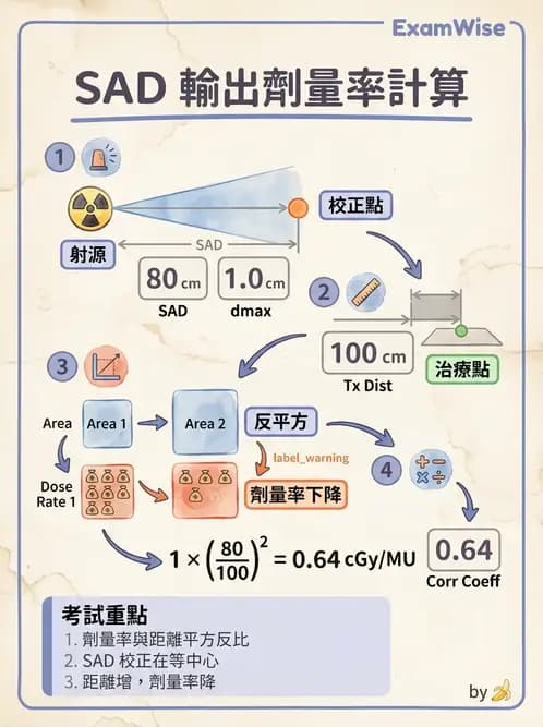 放射 - MU與治療時間計算 - AI 圖文解析預覽