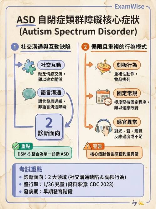 護理師 - 兒童青少年精神疾患 - AI 圖文解析預覽