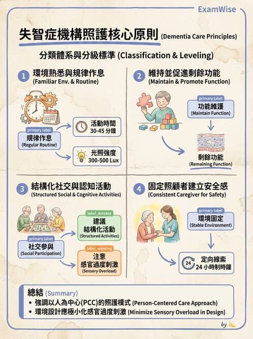 護理師 - 老年精神疾患 - AI 圖文解析預覽