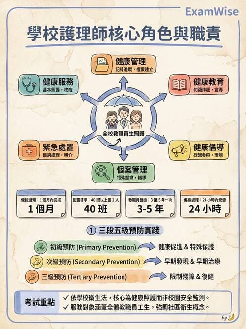 護理師 - 學校衛生護理 - AI 圖文解析預覽