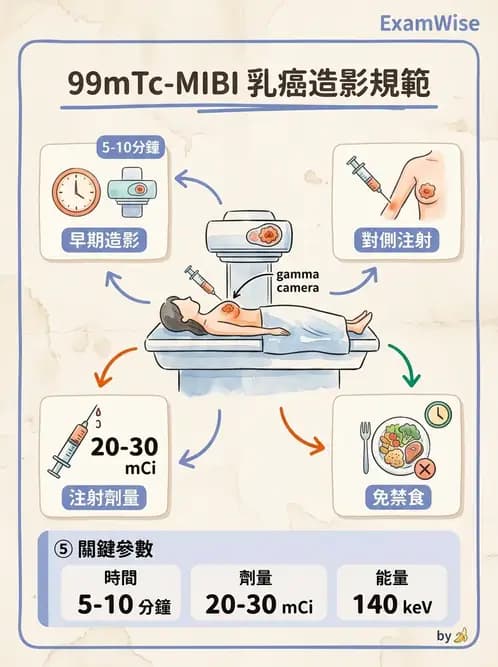 放射 - 腫瘤與內分泌造影SPECT藥物 - AI 圖文解析預覽