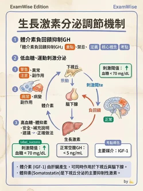 放射 - 內分泌生理 - AI 圖文解析預覽
