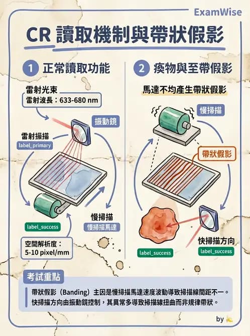 放射 - 電腦放射攝影(CR)原理與應用 - AI 圖文解析預覽