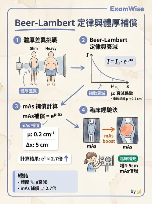 放射 - X光成像系統與影像品質 - AI 圖文解析預覽
